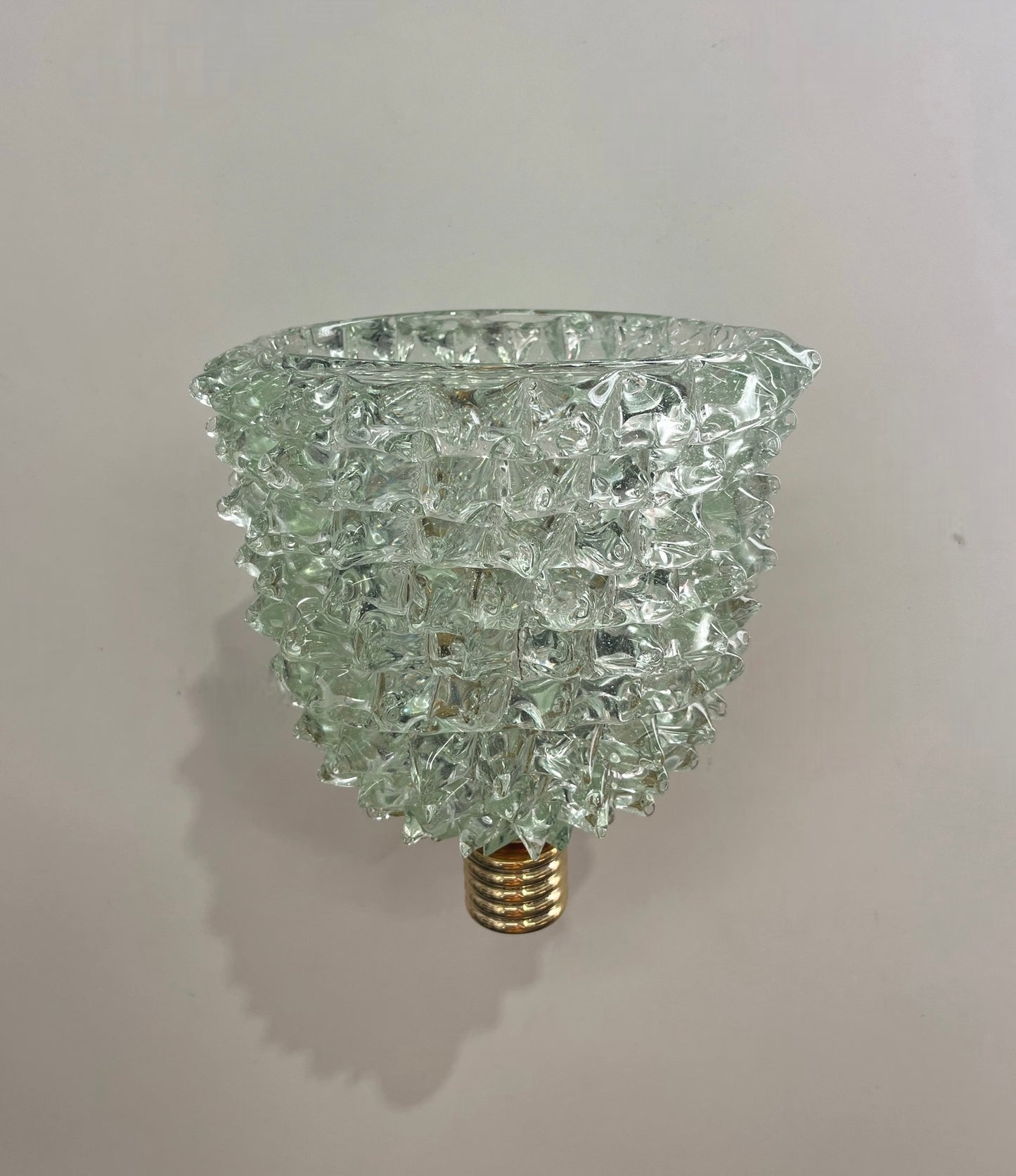 Large Murano Rostrato Sconce by Barovier