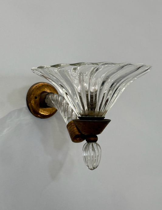 Pair of Murano Barovier Wall Lights