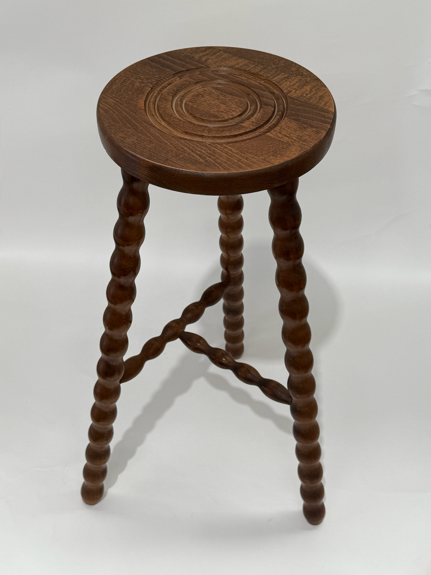 Vintage French Tall Bobbin Stool - Four Available