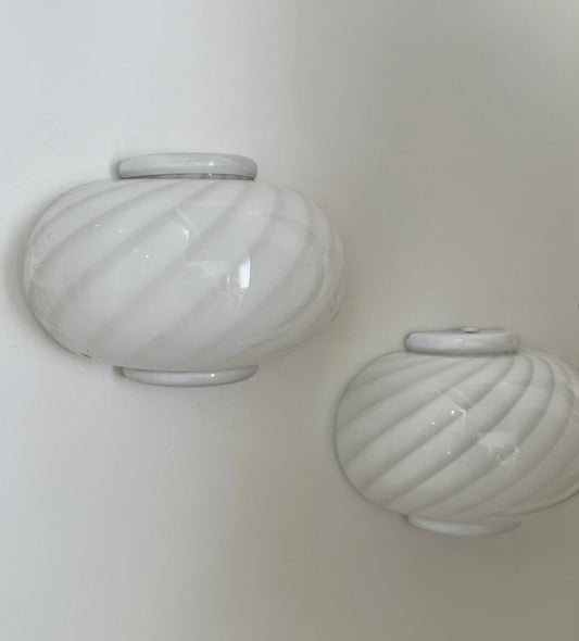 Pair of Murano Glass Wall Lights