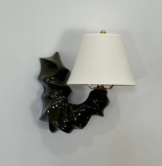 ARCO Ceramic Wall Light - Forest Green