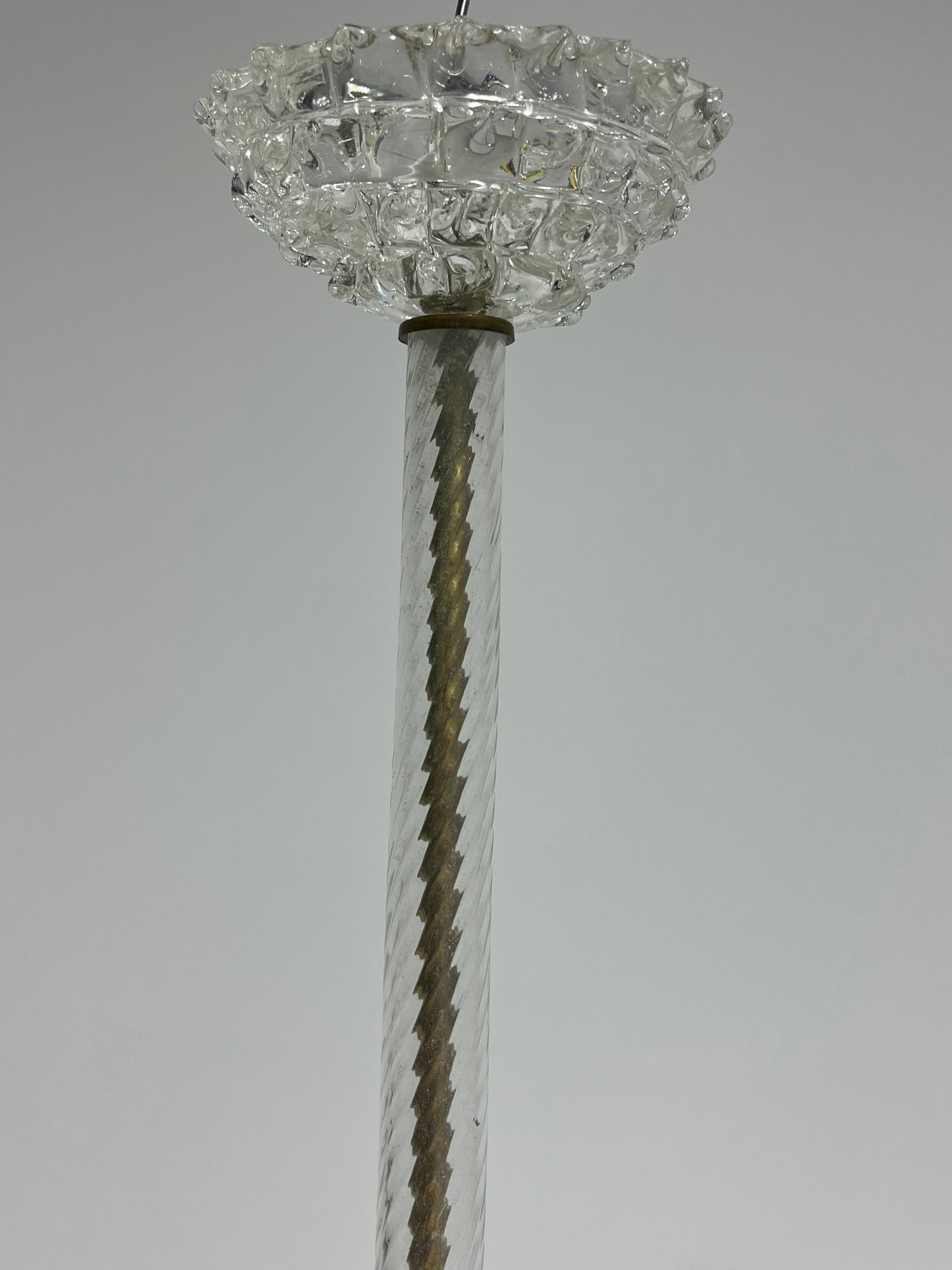 1940’s Murano Double Rostrato Pendant by Barovier