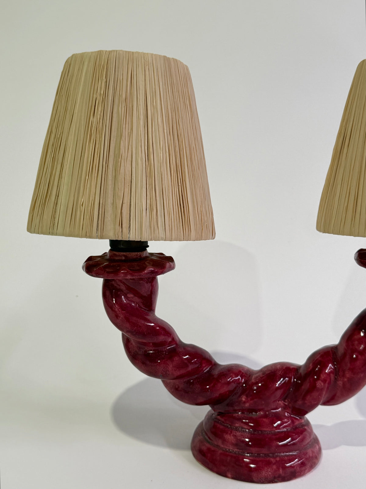 1960’s French Ceramic Lamp - Two Available