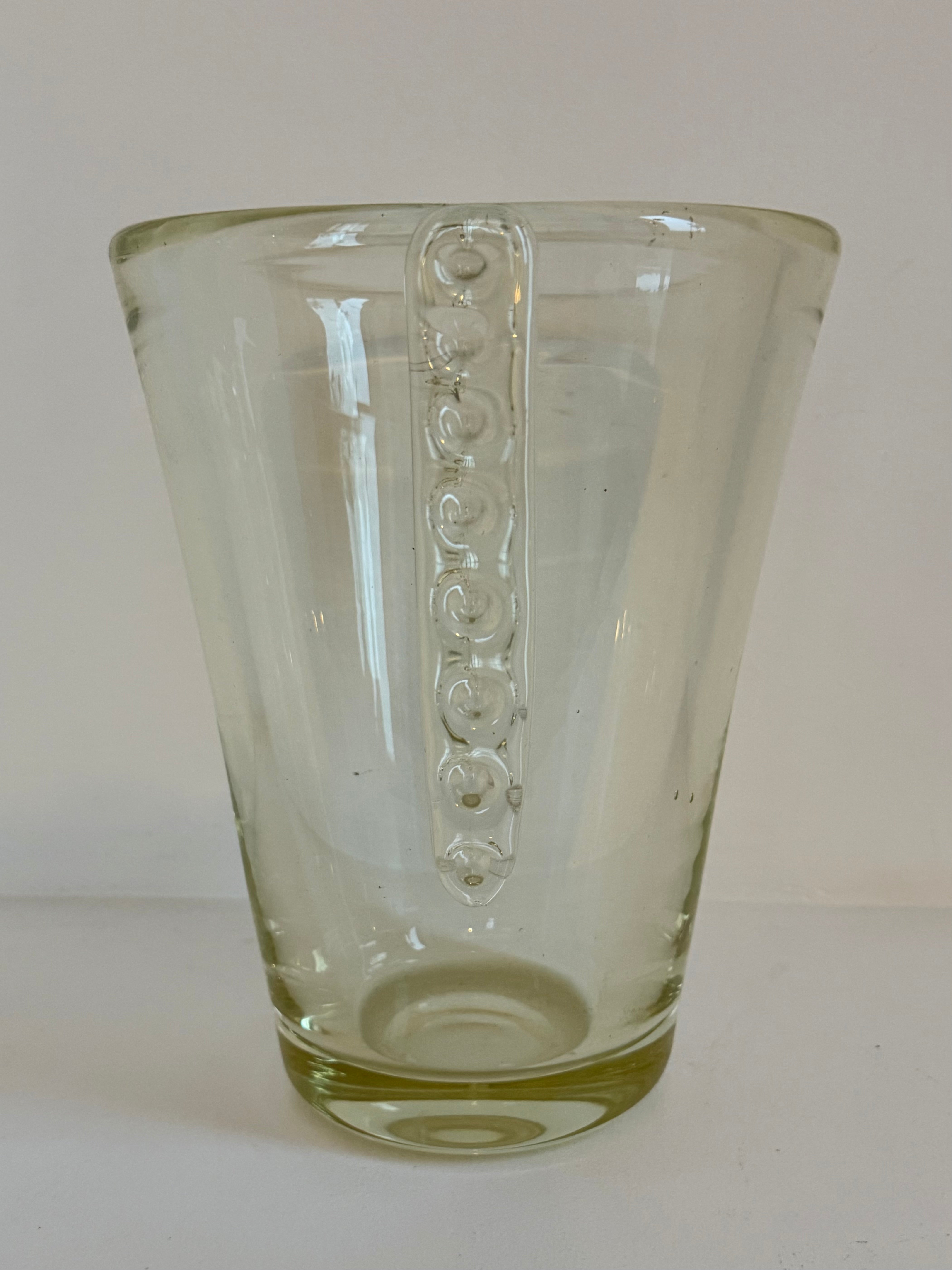 PRE-ORDER: Vintage French Glass Vase by Charles Schneider
