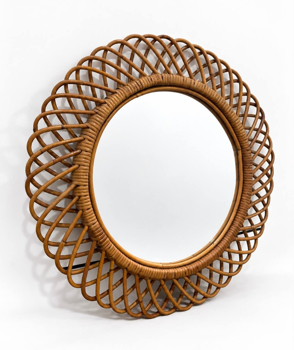 Vintage Italian Mirror by Bonacina
