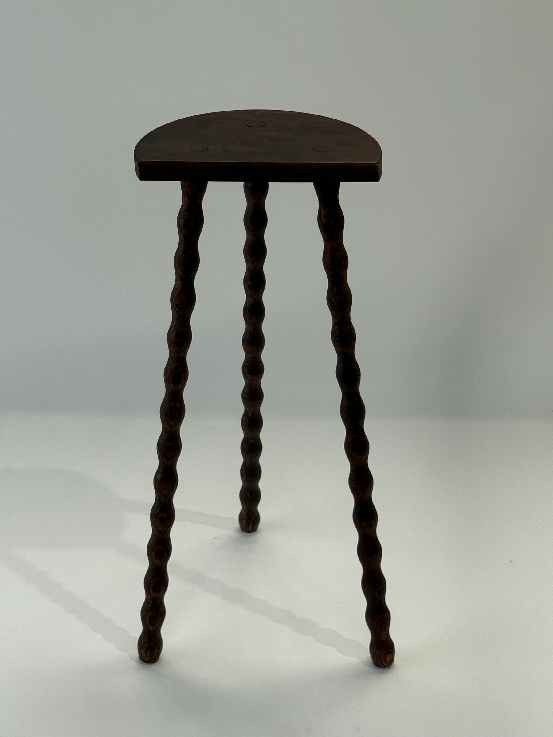 Vintage French Tall Bobbin Stool