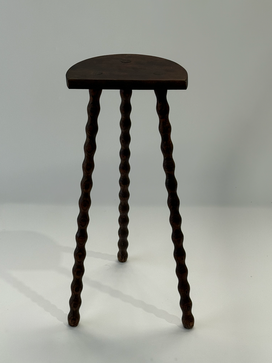 Vintage French Tall Bobbin Stool - 3 Available