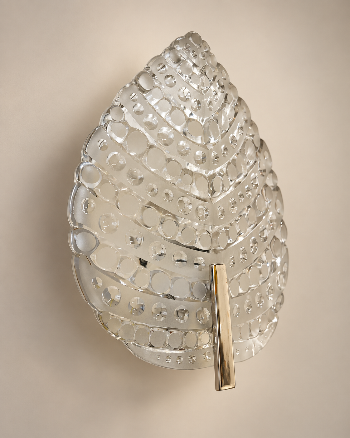 Pair of Vintage Leaf Wall Lights by Kaiser Leuchten, Circa 1960's
