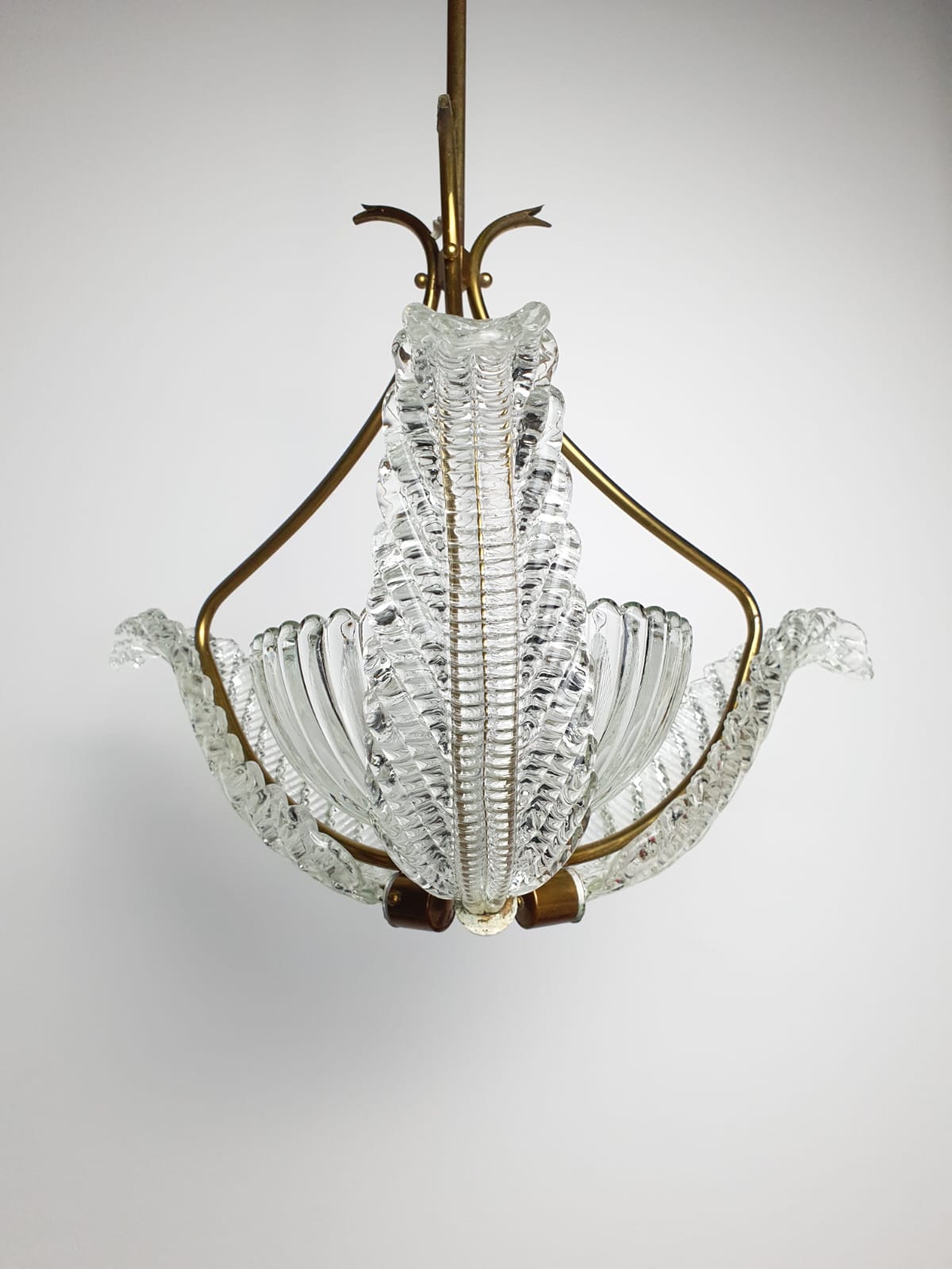 1940’s Barovier & Toso Murano Glass Pendant