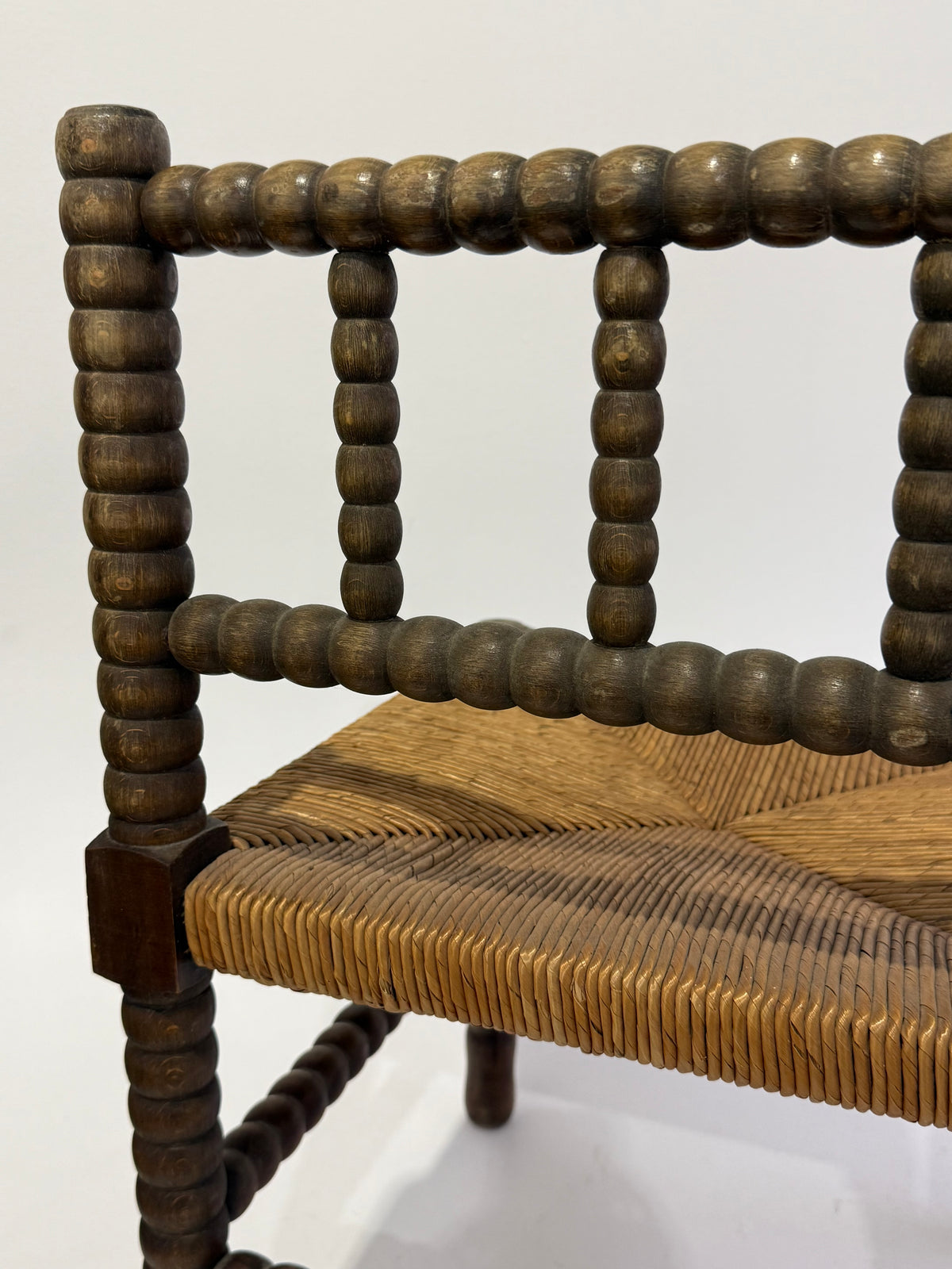 Antique French Bobbin Chair