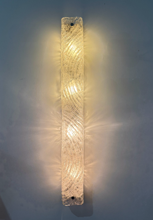 Large 1970’s Murano Wall Light by Mazzega