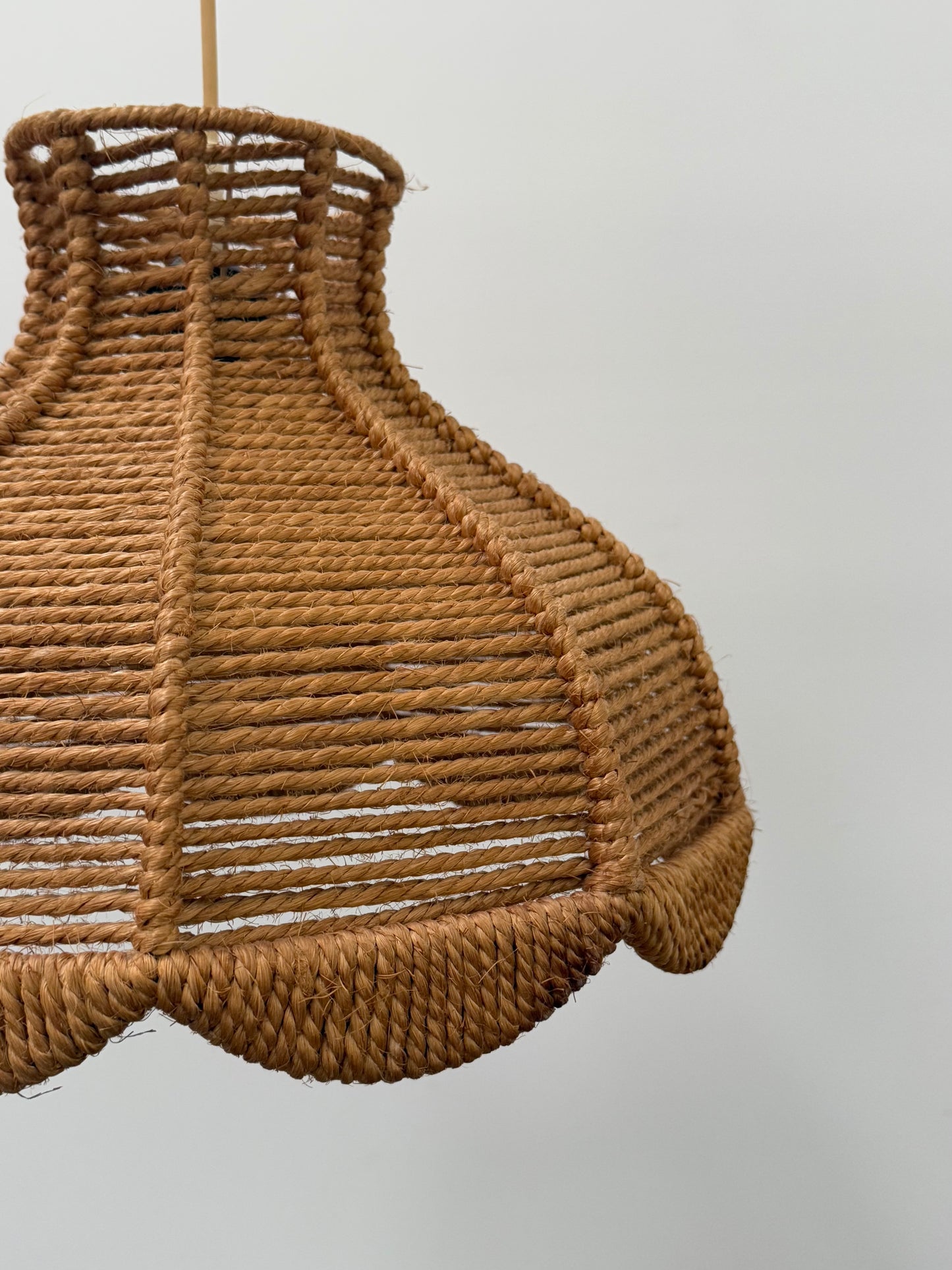 Vintage French Rope Pendant