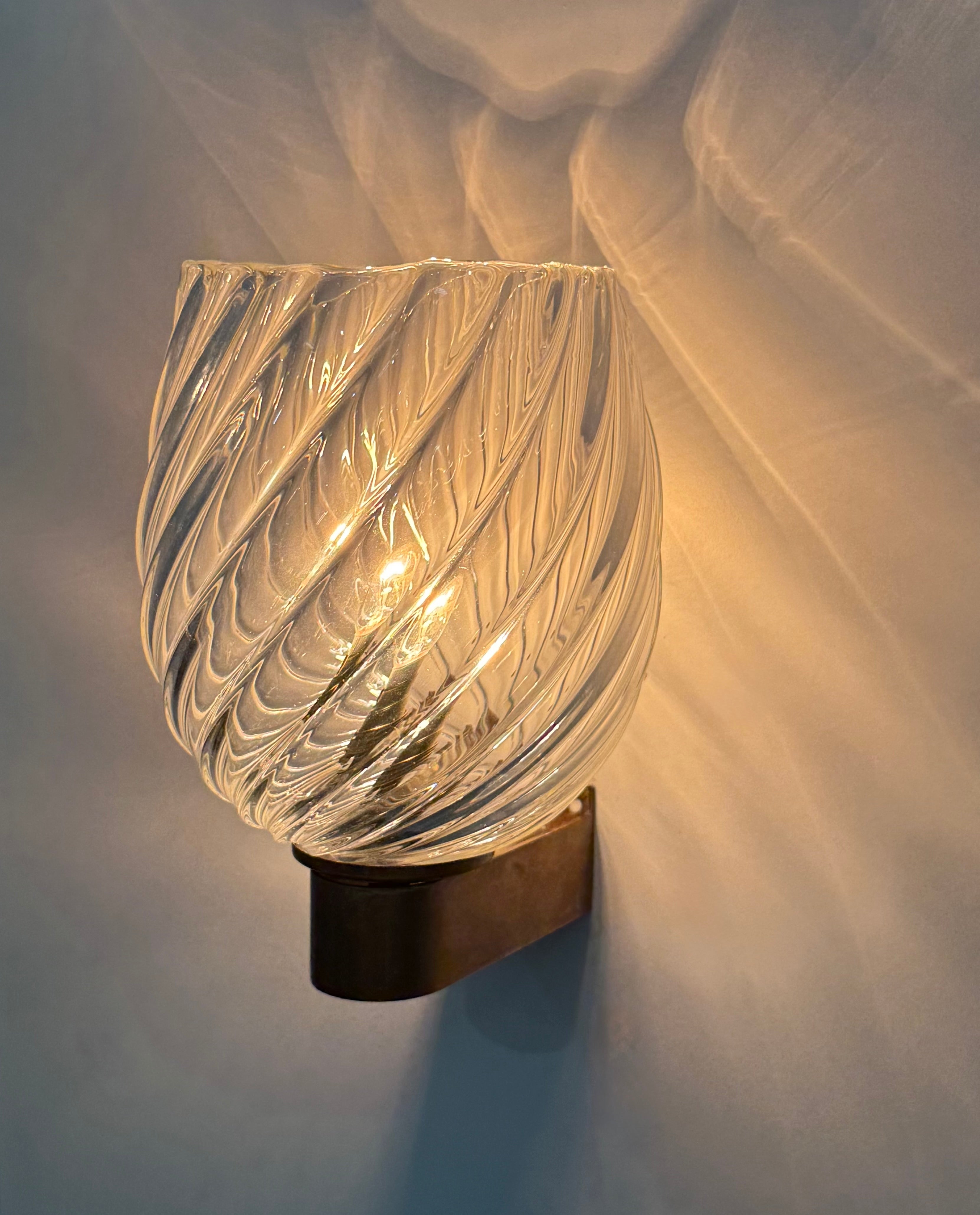Pair of Murano Wall Lights by Barovier