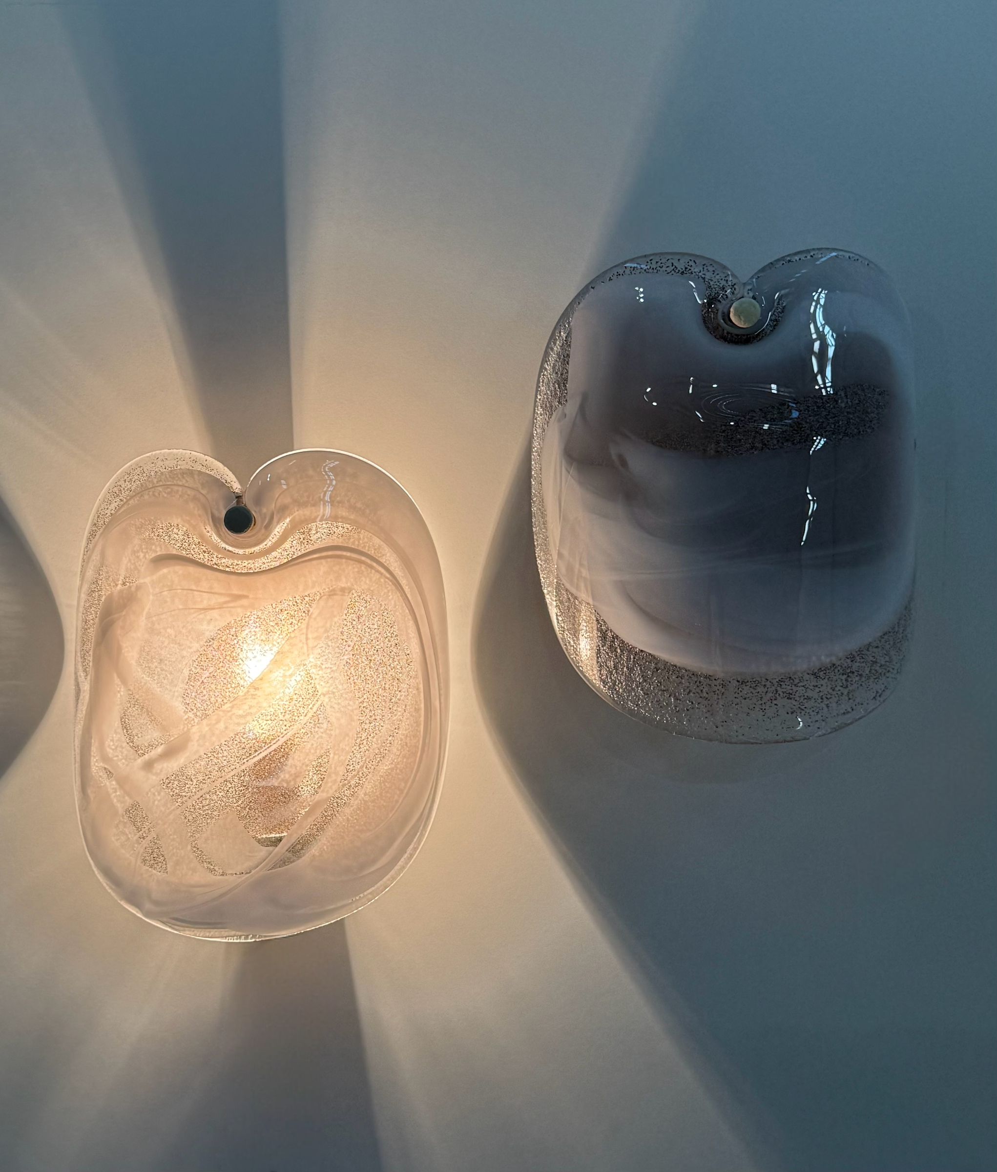Pair of 1970’s Danish Wall Lights by Holmegaard