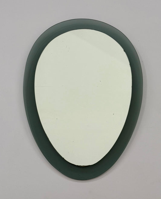 Vintage Italian Coloured Glass Mirror