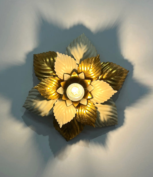 1950’s Italian Floral Wall Light - Three Available