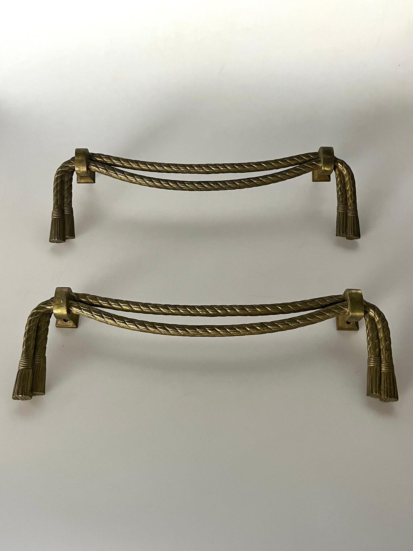 Italian Brass Towel Rail - Two Available