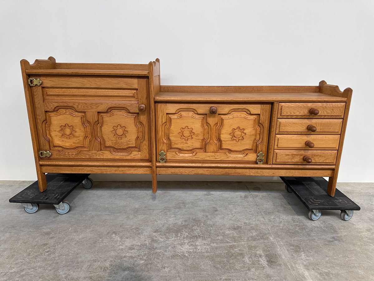 PRE-ORDER: French Oak Sideboard by Guillerme et Chambron