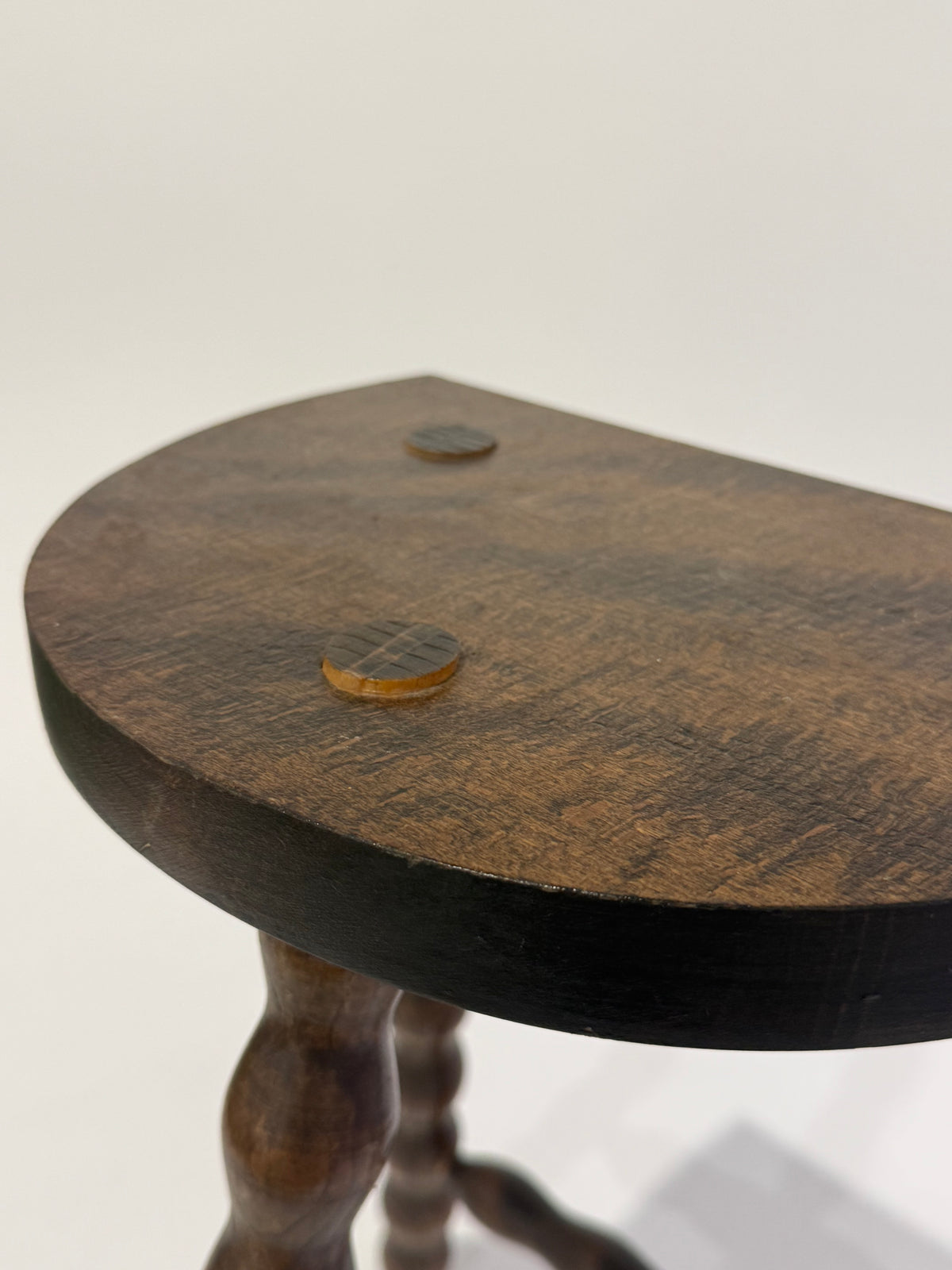 Vintage French Bobbin Tabouret - Two Available