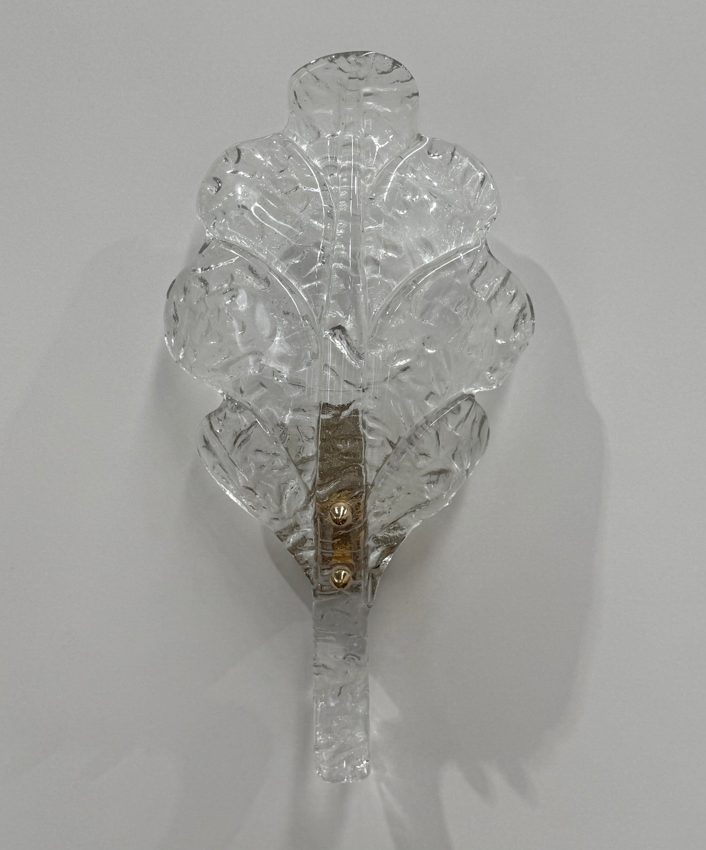 Murano Glass Leaf Wall Light - Four Available