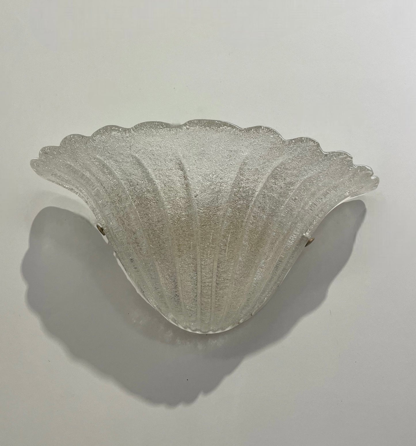 Murano Glass Shell Wall Light