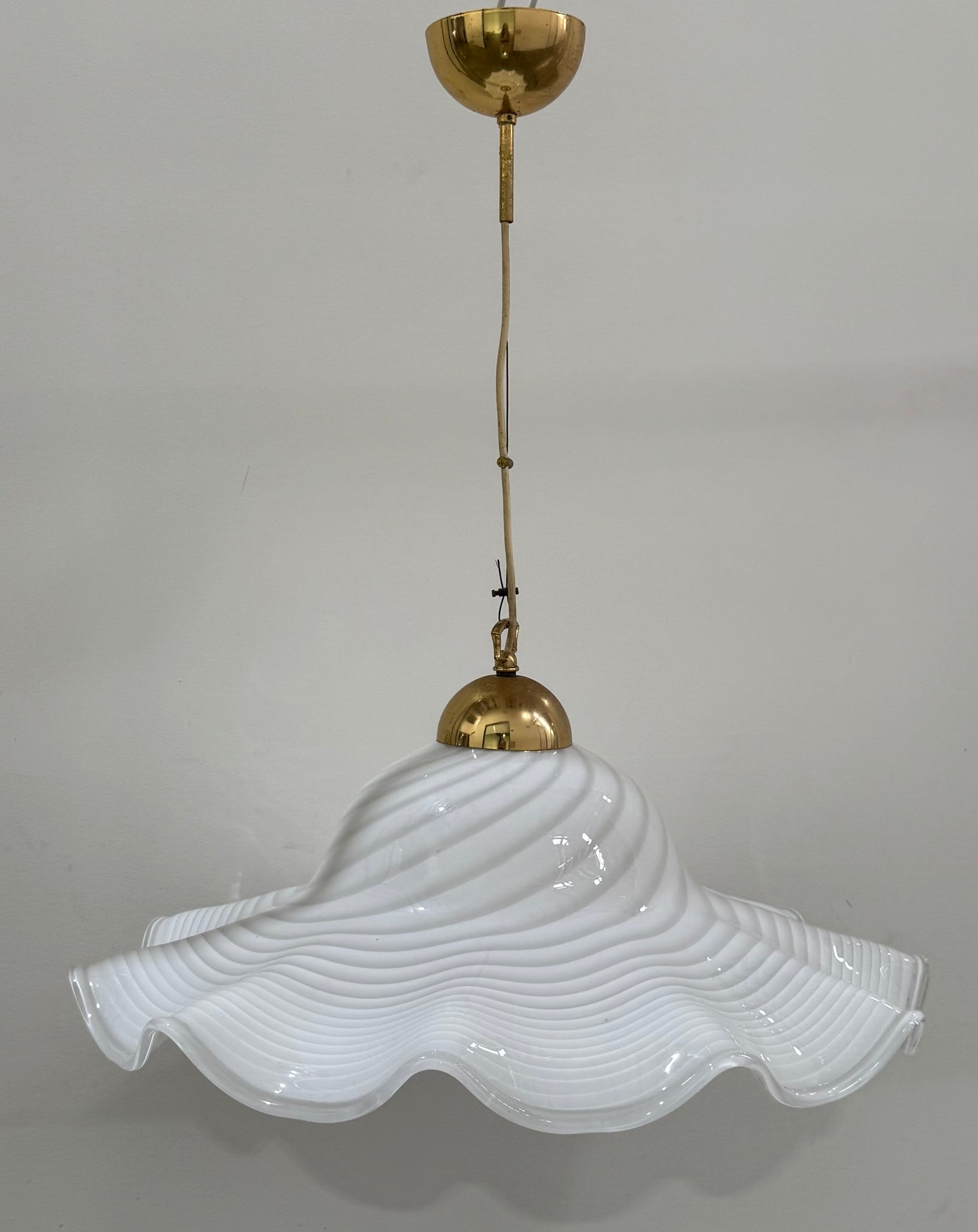 Murano Glass Swirl Handkerchief Pendant Light