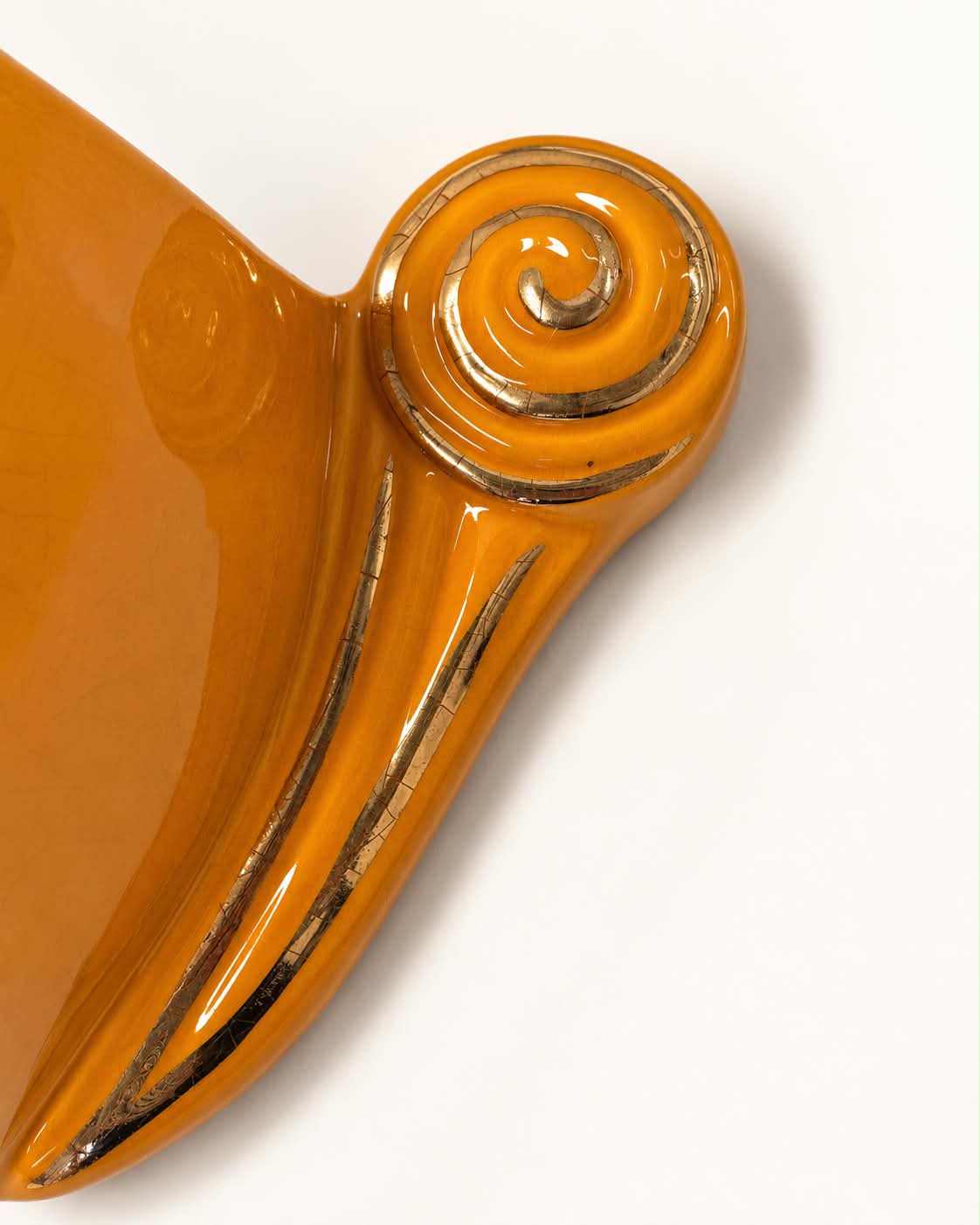 Pair of French Ceramic Wall Lights by Longwy