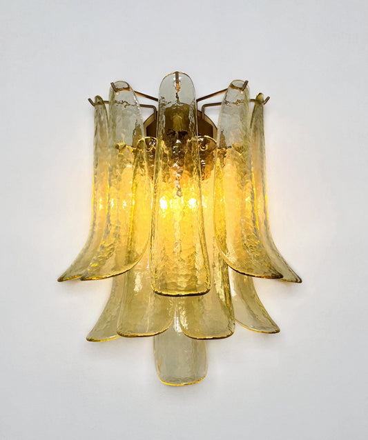 Pair of Murano Glass Wall Lights
