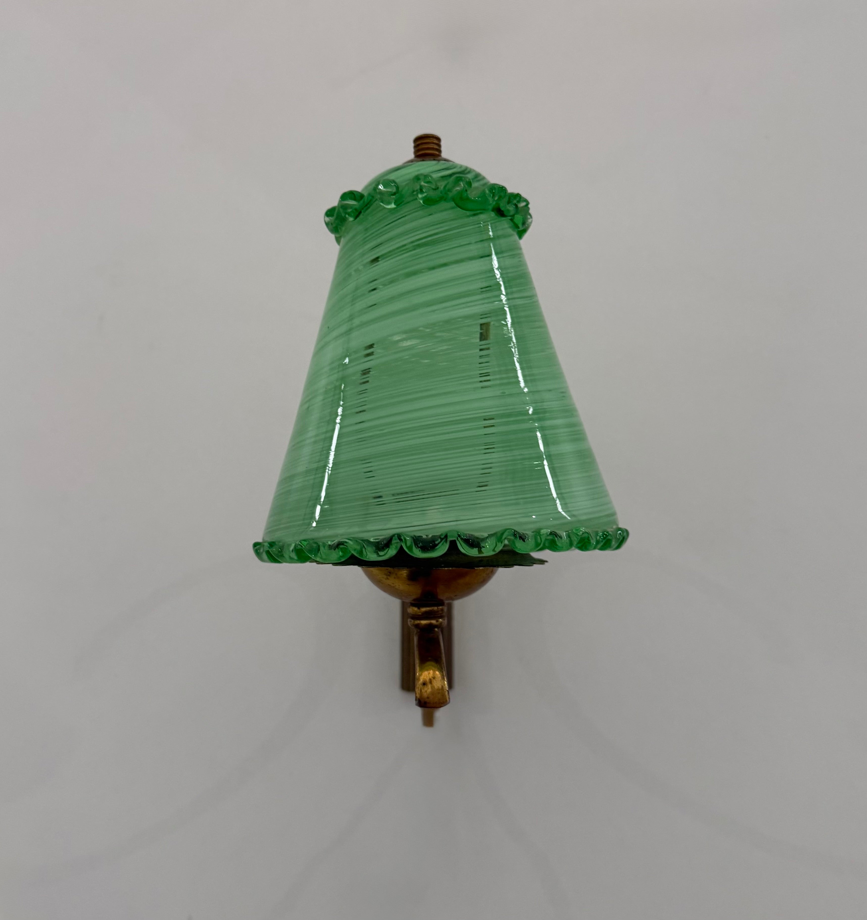 Pair of Murano Wall Lights by Barovier