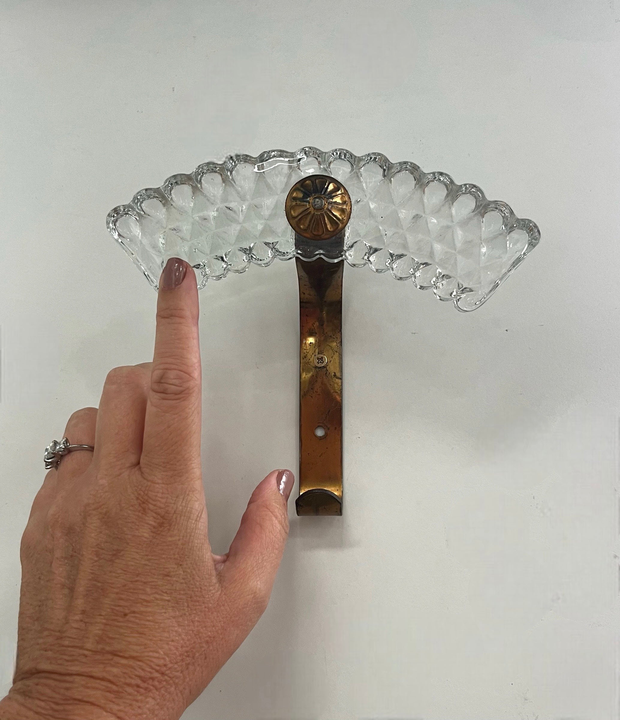 Murano Glass Coat Hook - Three Available