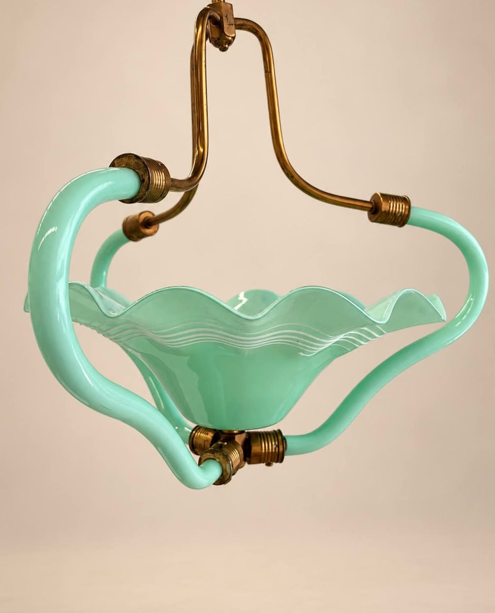 1940’s Barovier & Toso Murano Glass Pendant
