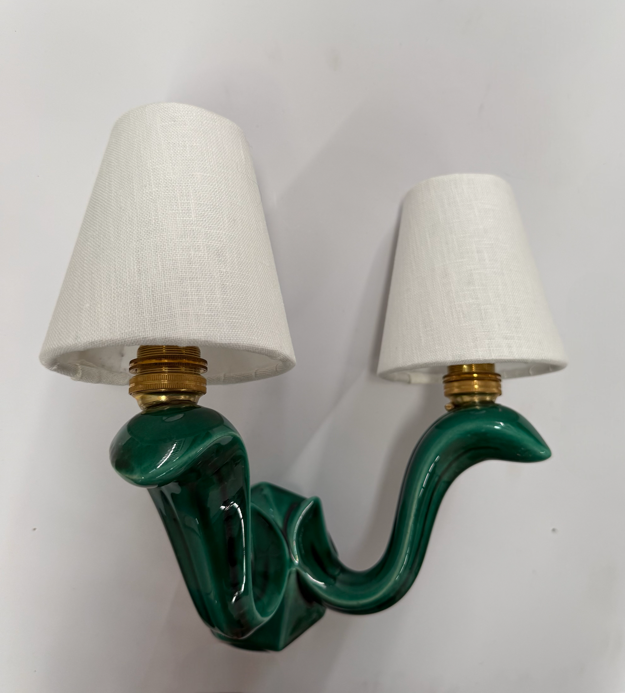 1950’s French Ceramic Wall Light