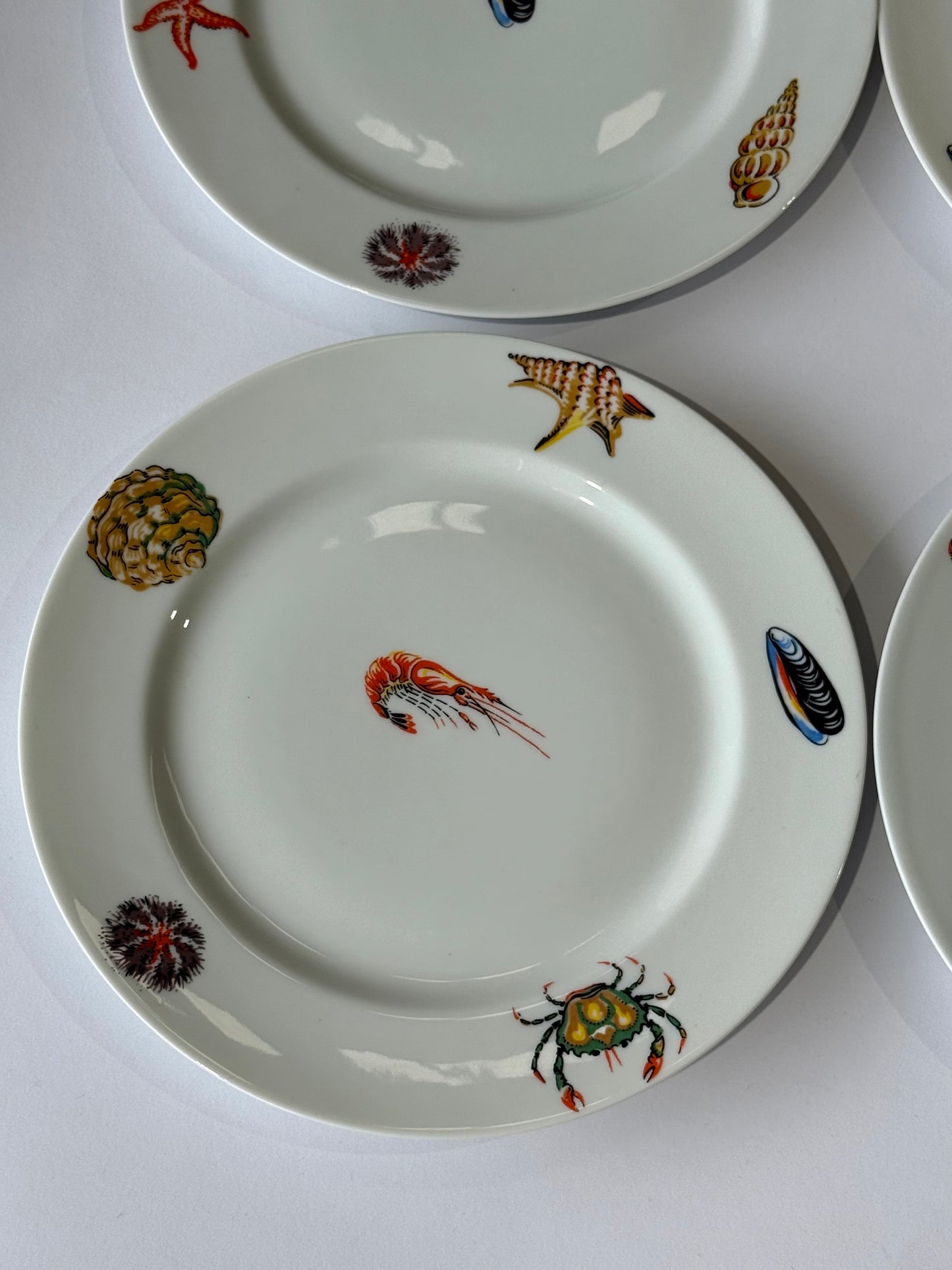 Set of 4 Vintage French Porcelain Plates by Limoges