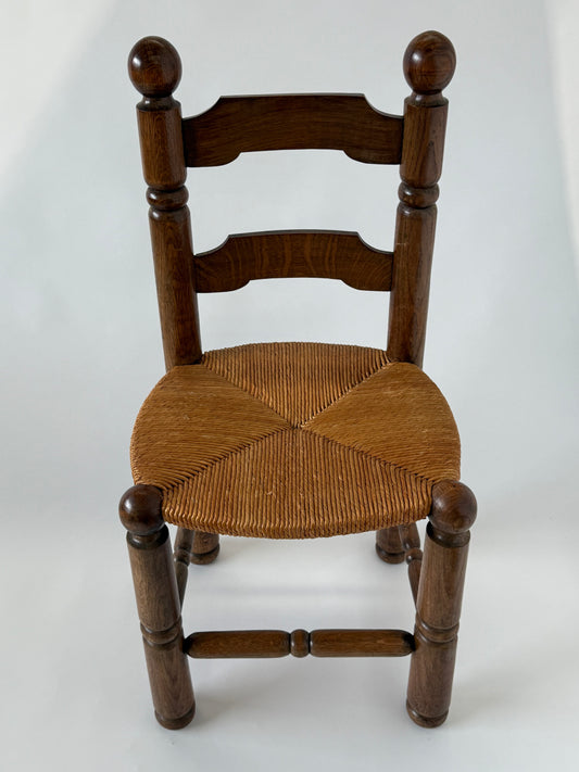 French Brutalist Chair by Charles Dudouyt