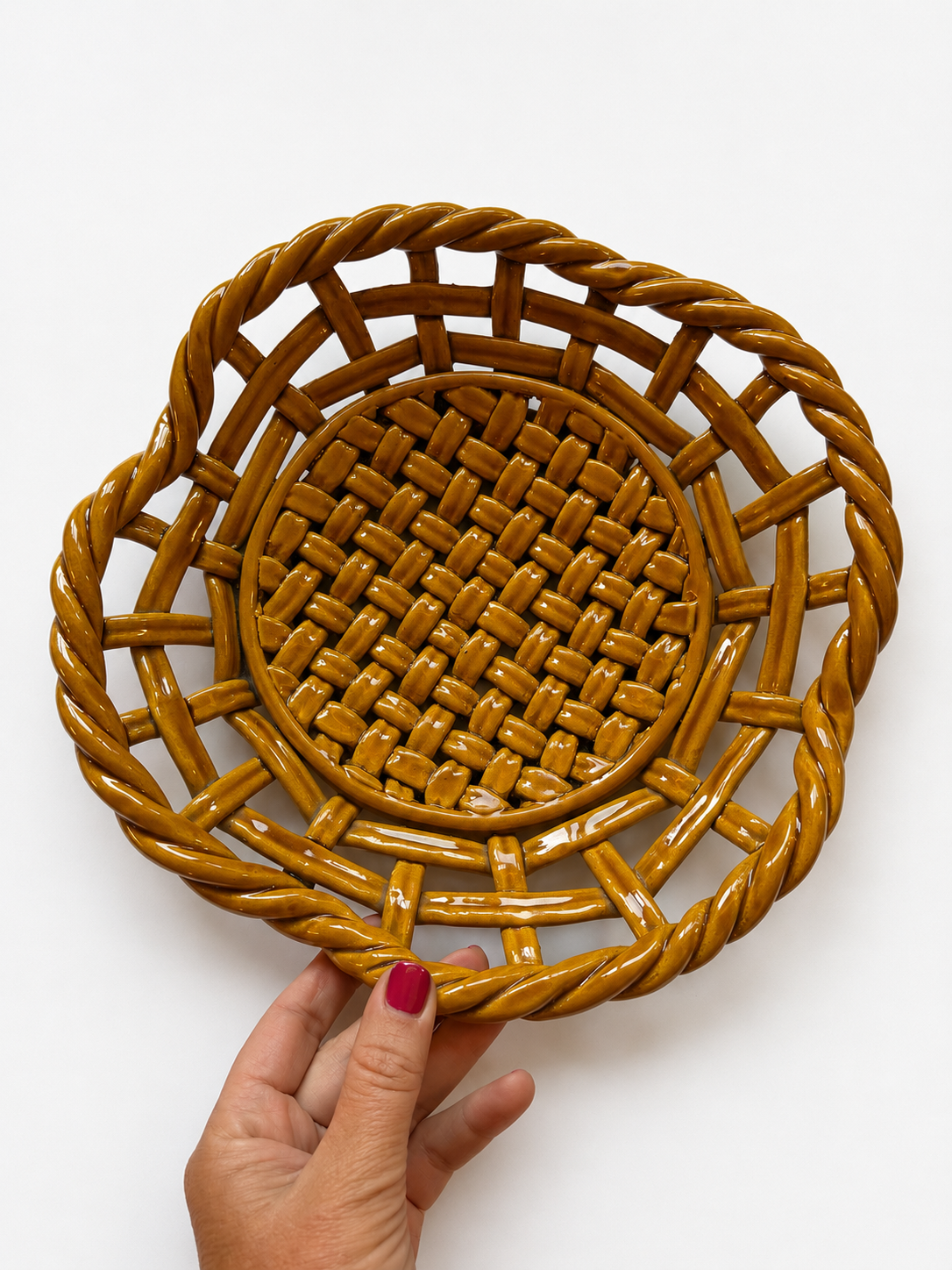 French Decorative Ceramic Bowl
