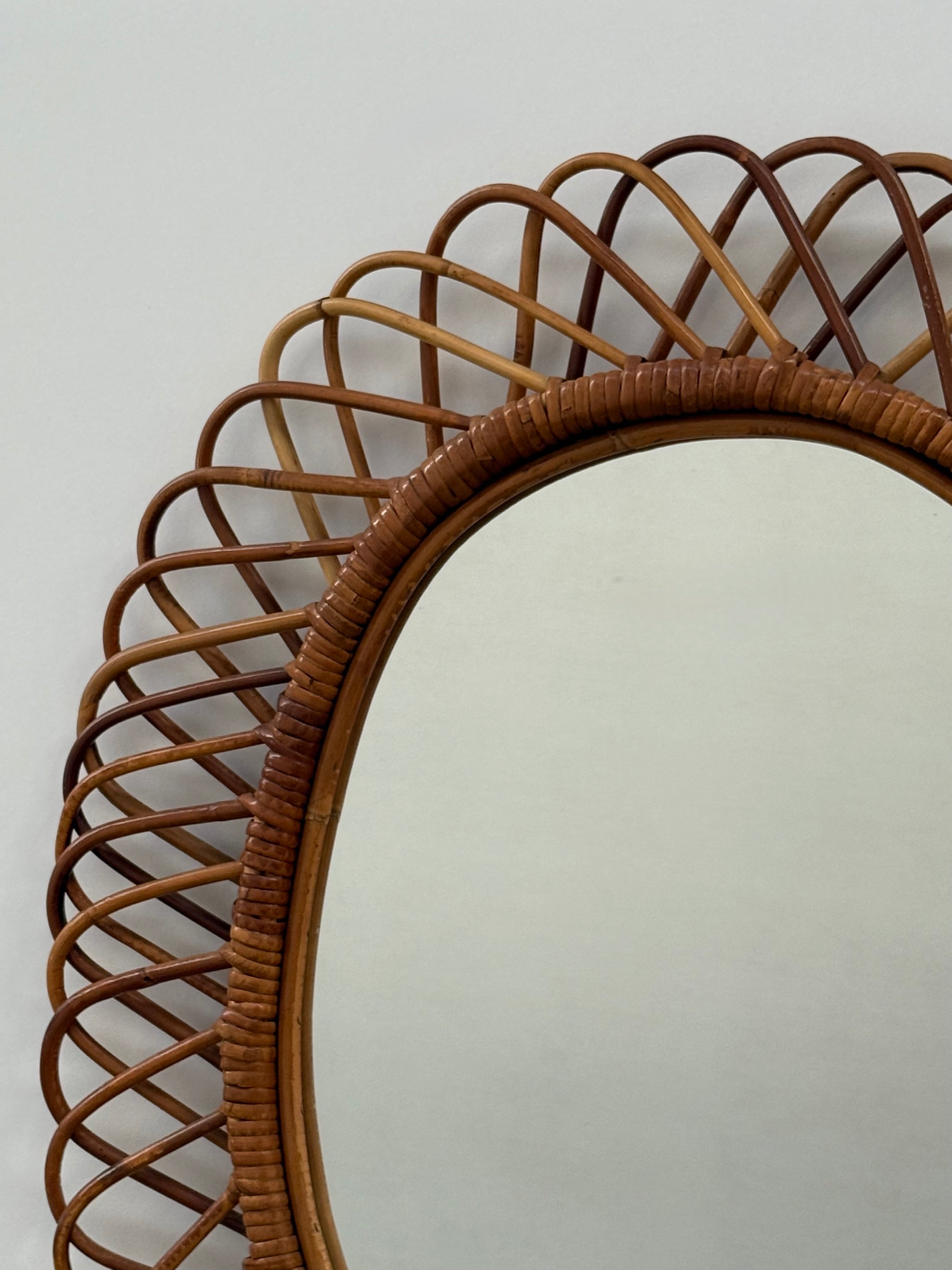 Vintage Italian Mirror by Bonacina