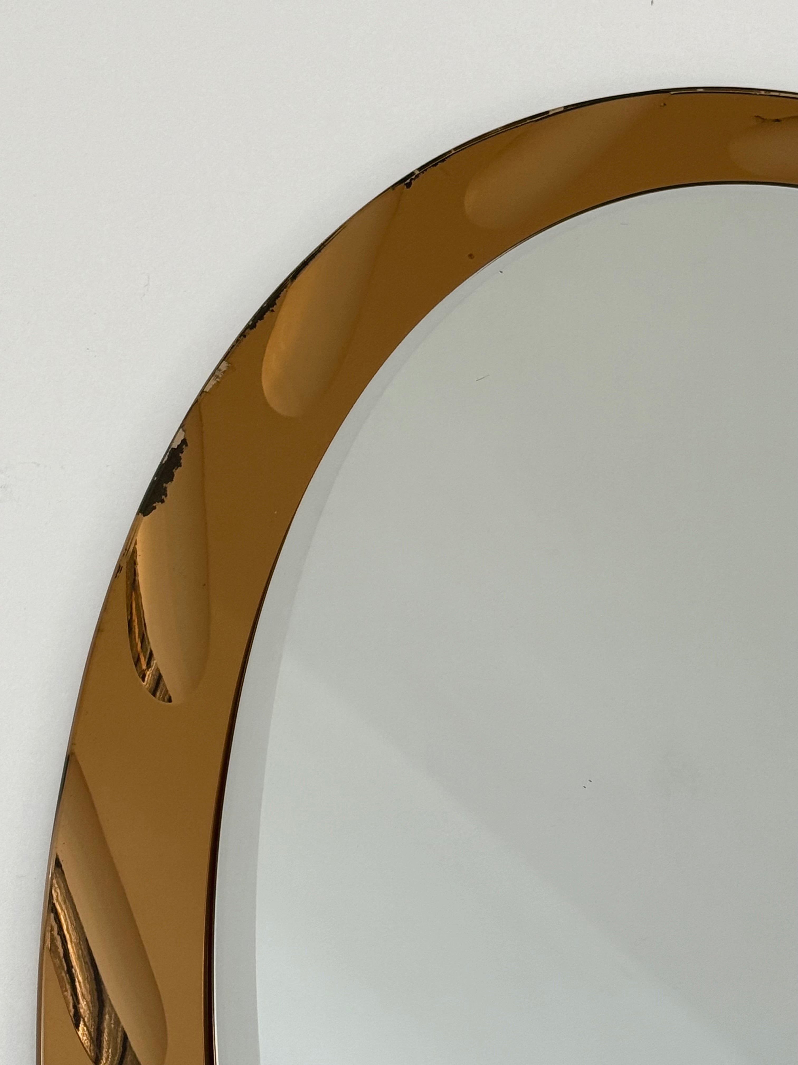 1970’s Italian Coloured Glass Mirror