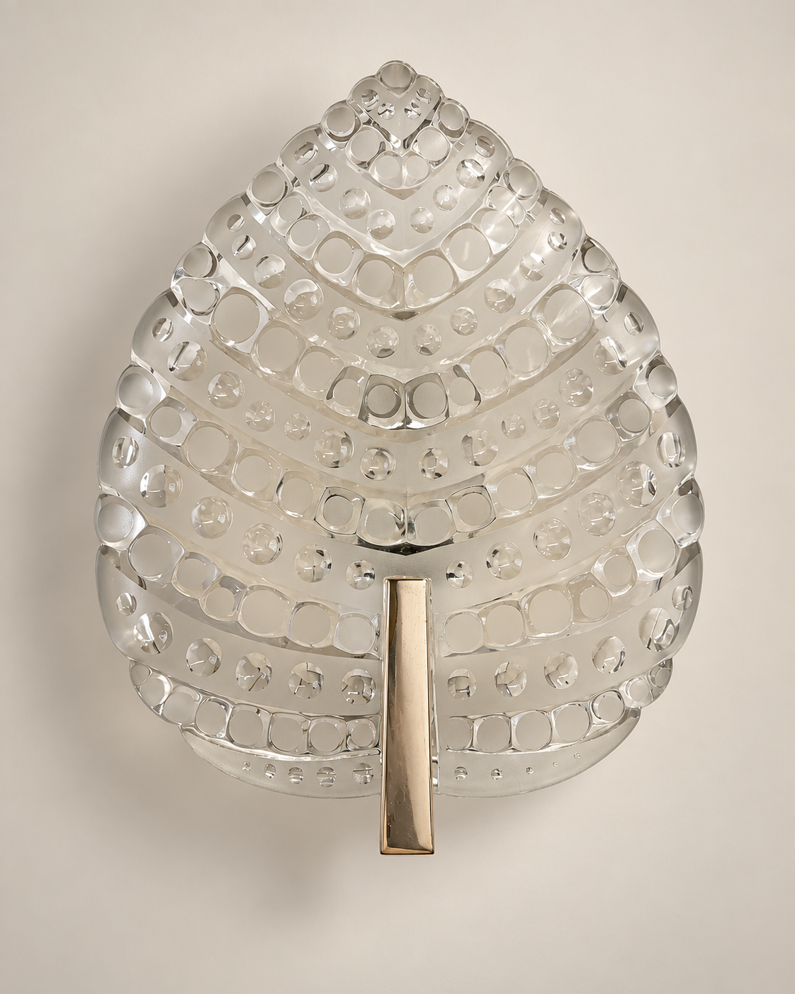 Pair of Vintage Leaf Wall Lights by Kaiser Leuchten, Circa 1960's