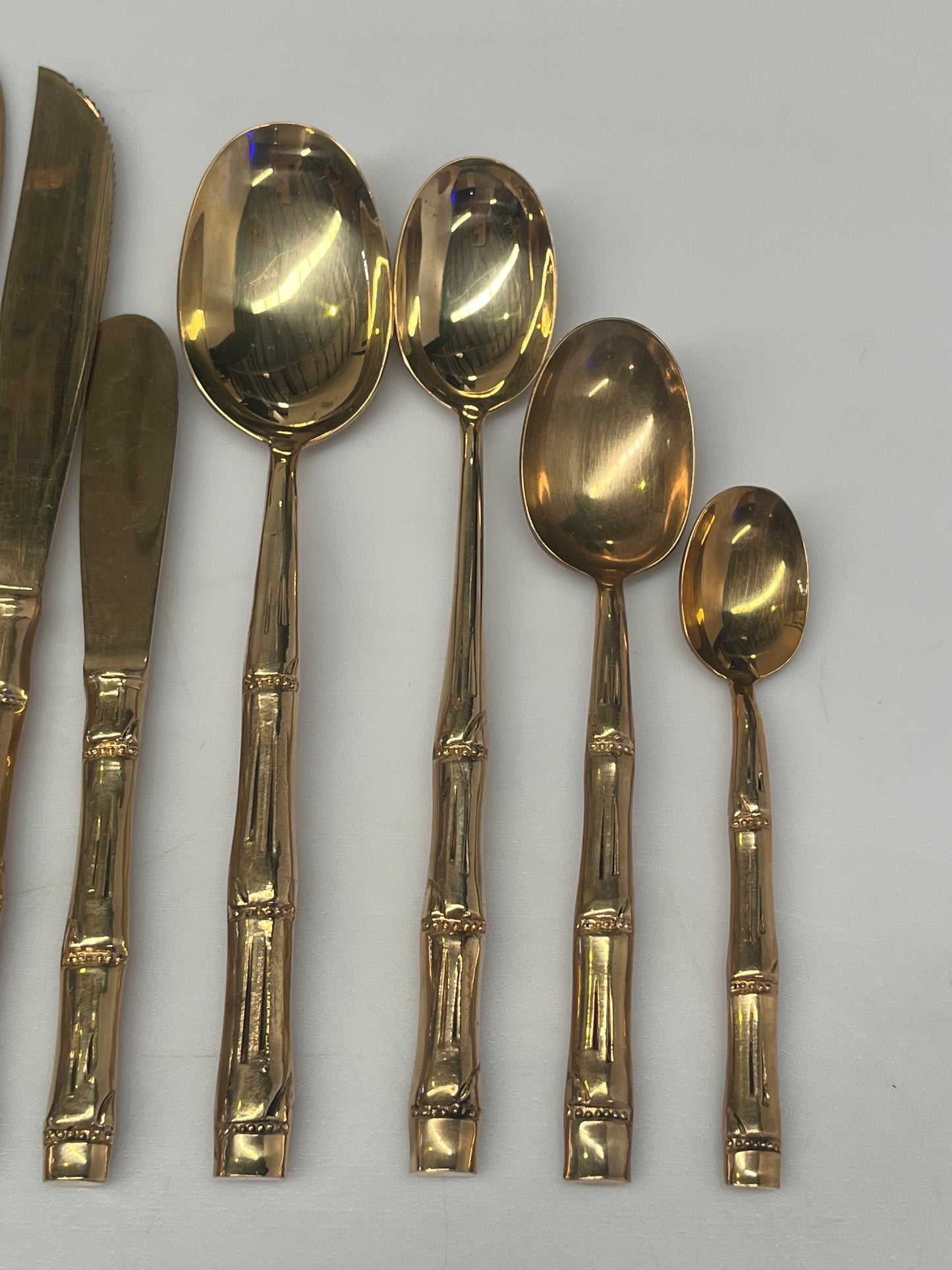 Vintage Bronze 12 Piece Cutlery Set - 10 sets available