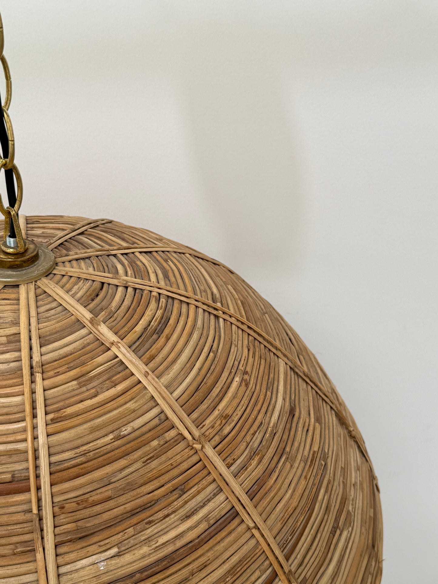 Vintage Italian Bamboo Pendant