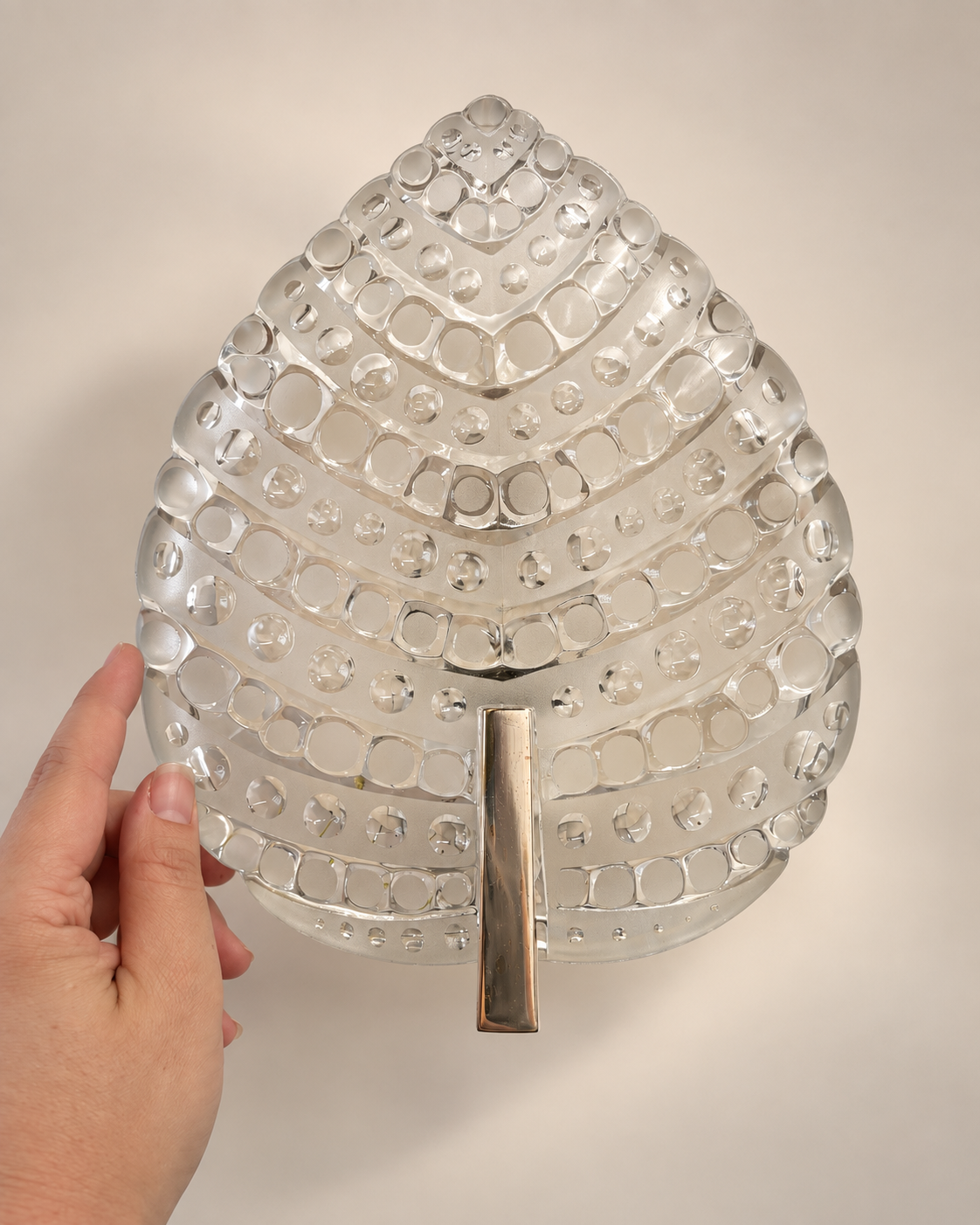 Pair of Vintage Leaf Wall Lights by Kaiser Leuchten, Circa 1960's