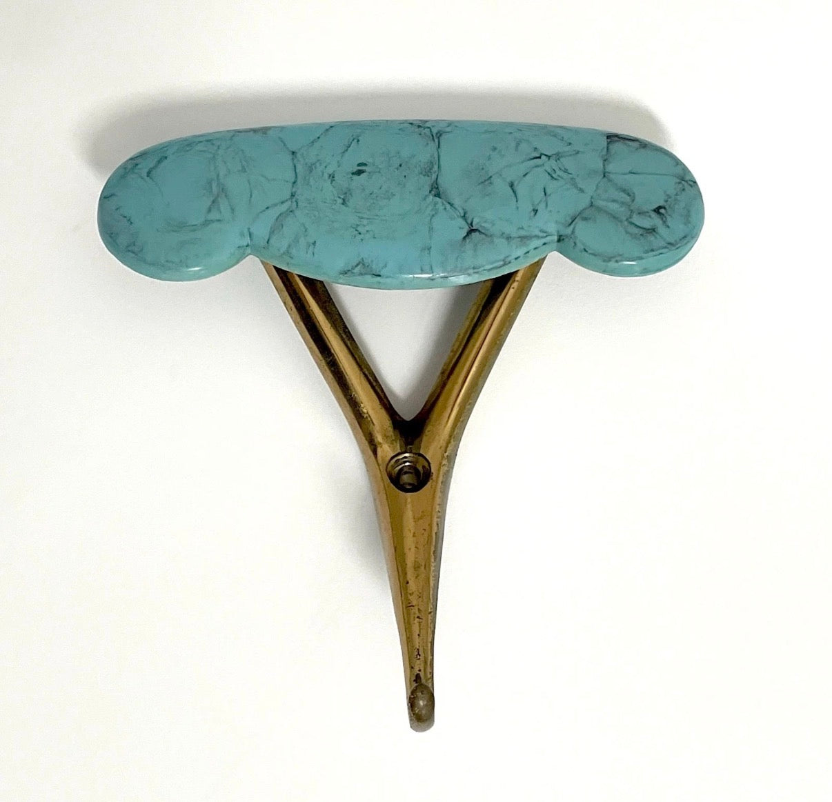 Vintage Italian Resin Coat Hook - Two Available
