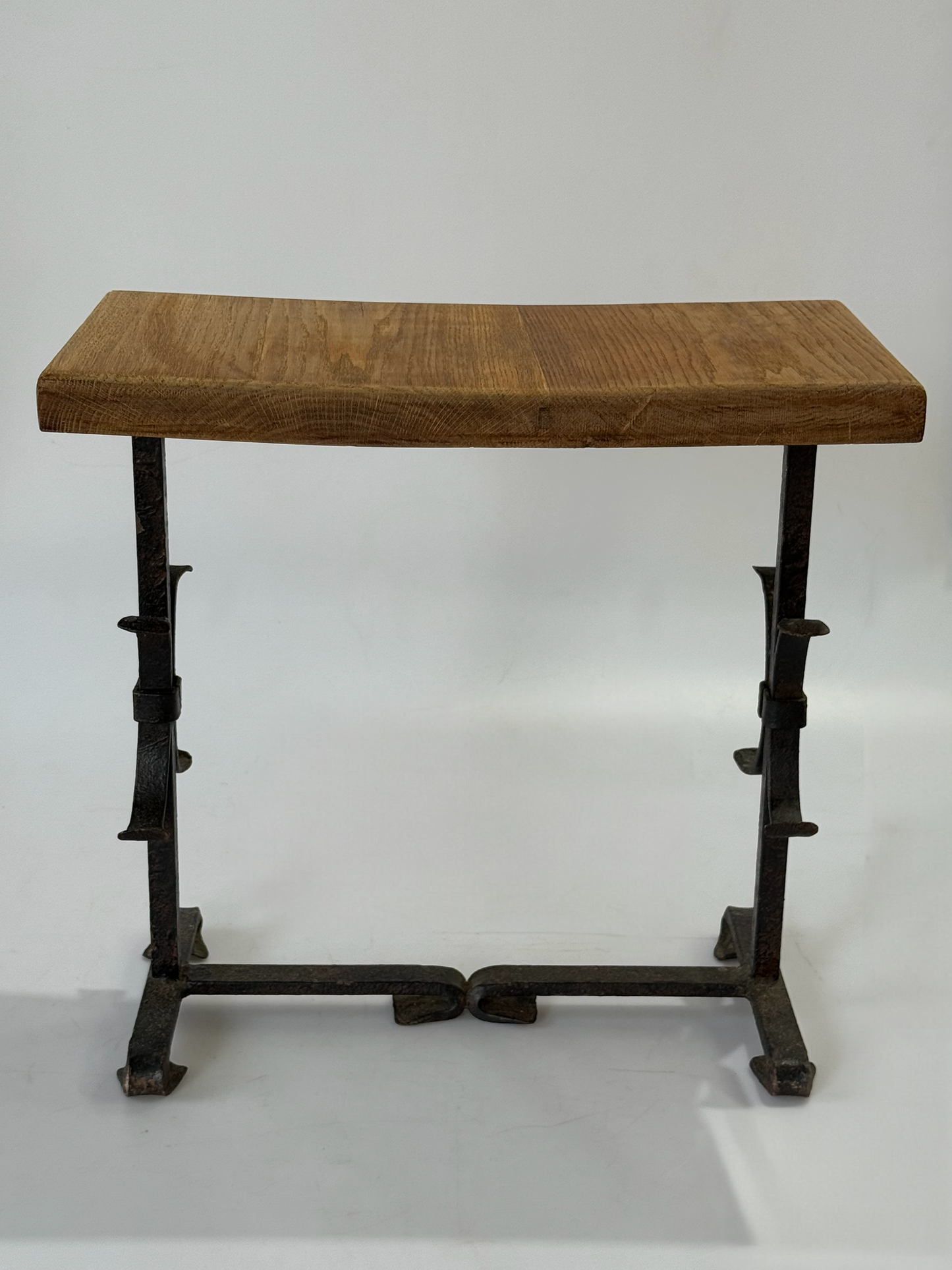 Vintage Timber & Iron Stool
