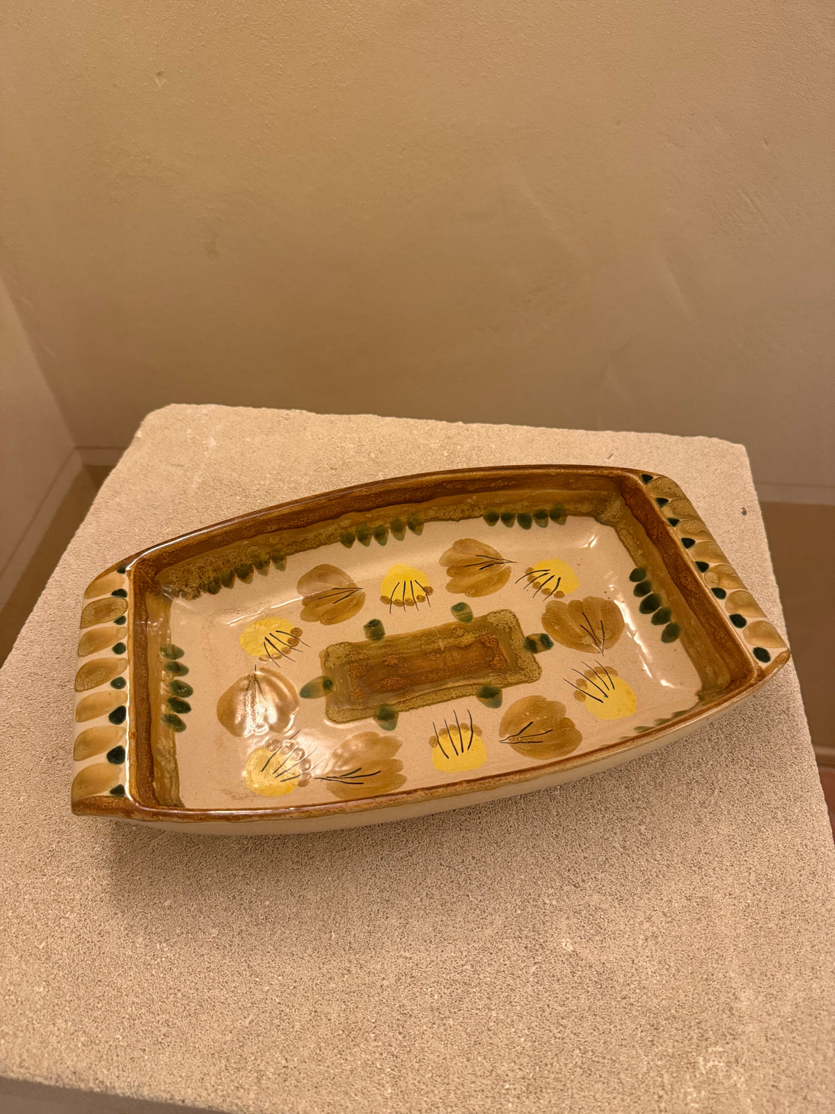 Vintage French Ceramic Dish