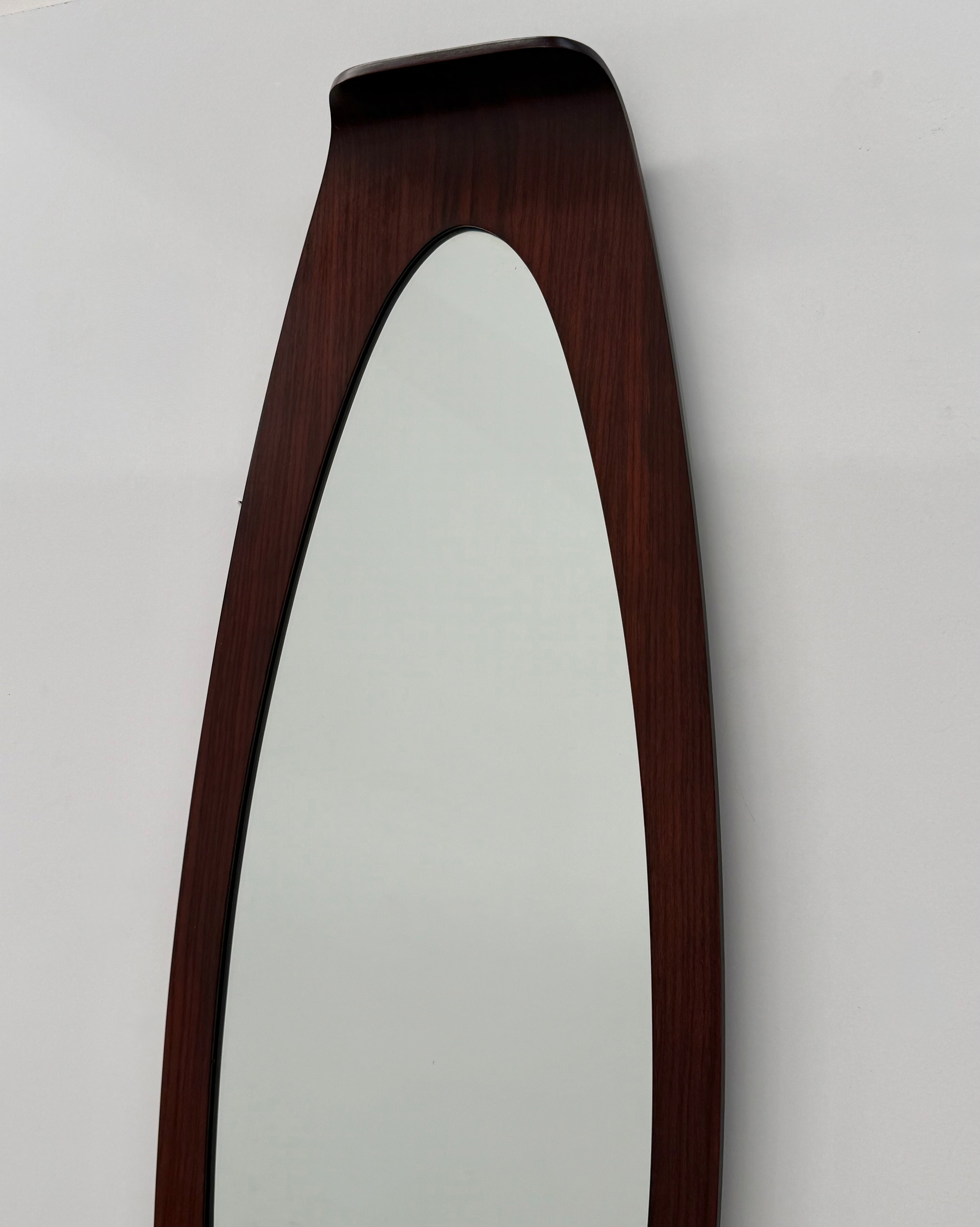 Italian Teak Mirror by Campo & Graffi, 1960’s