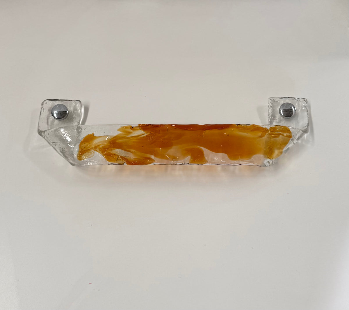 1970’s Murano Glass Towel Rail by Mazzega