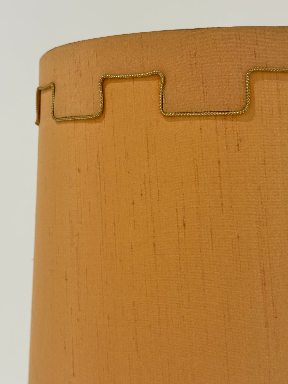 Vintage French Iron & Wicker Floor Lamp