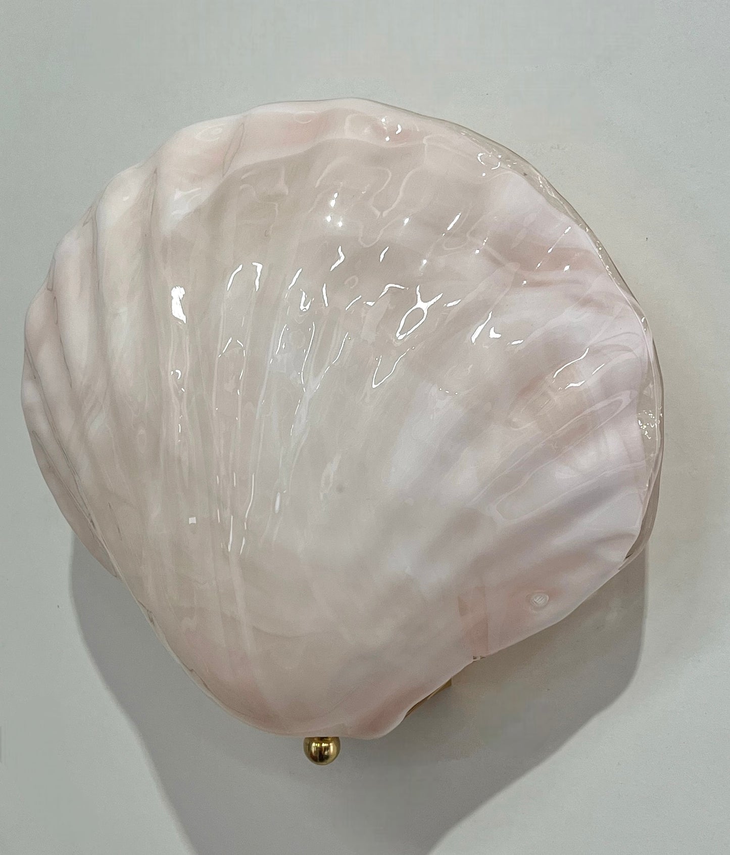 Large Pink Murano Shell Wall Light  by La Murrina