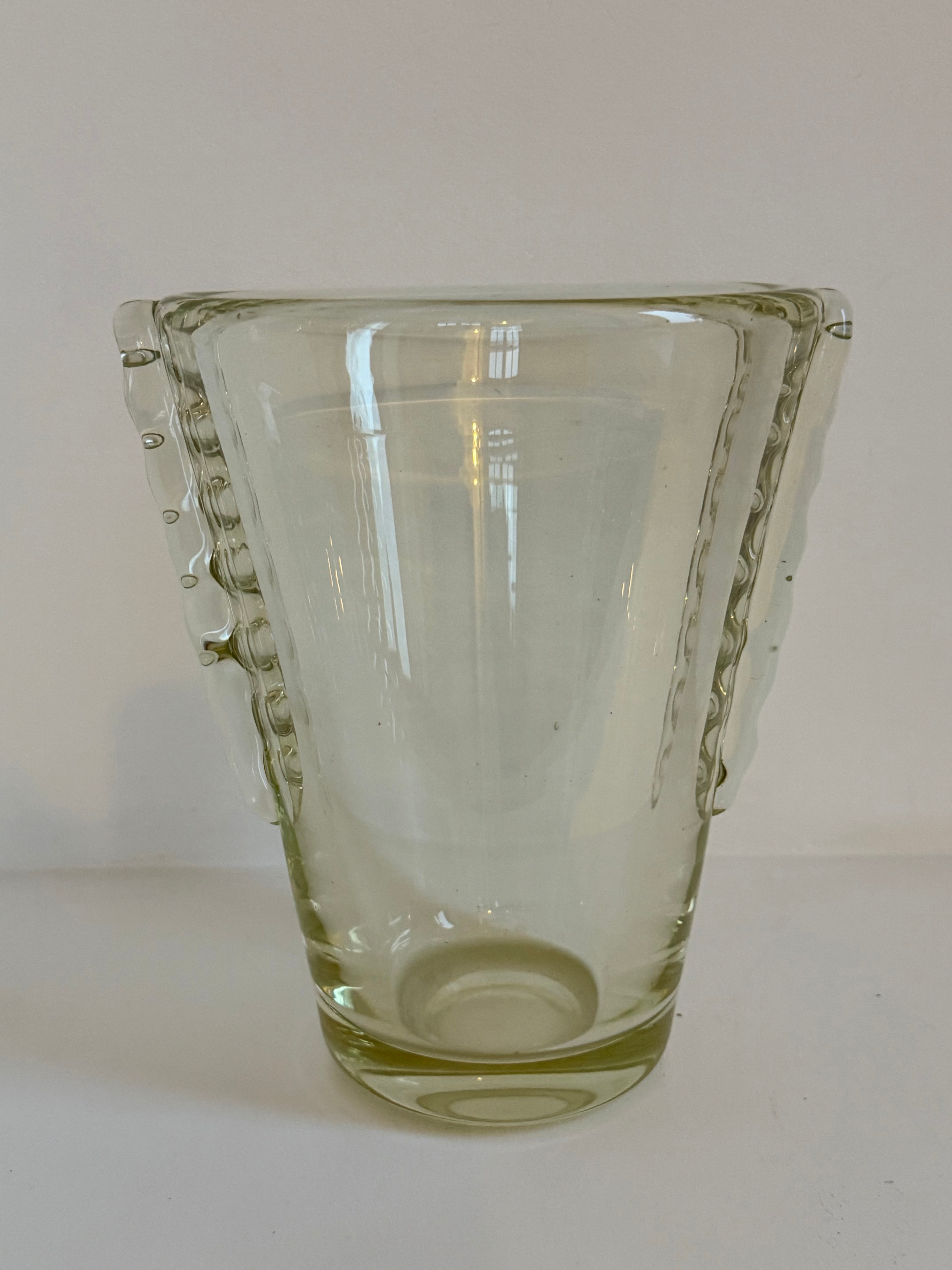 PRE-ORDER: Vintage French Glass Vase by Charles Schneider