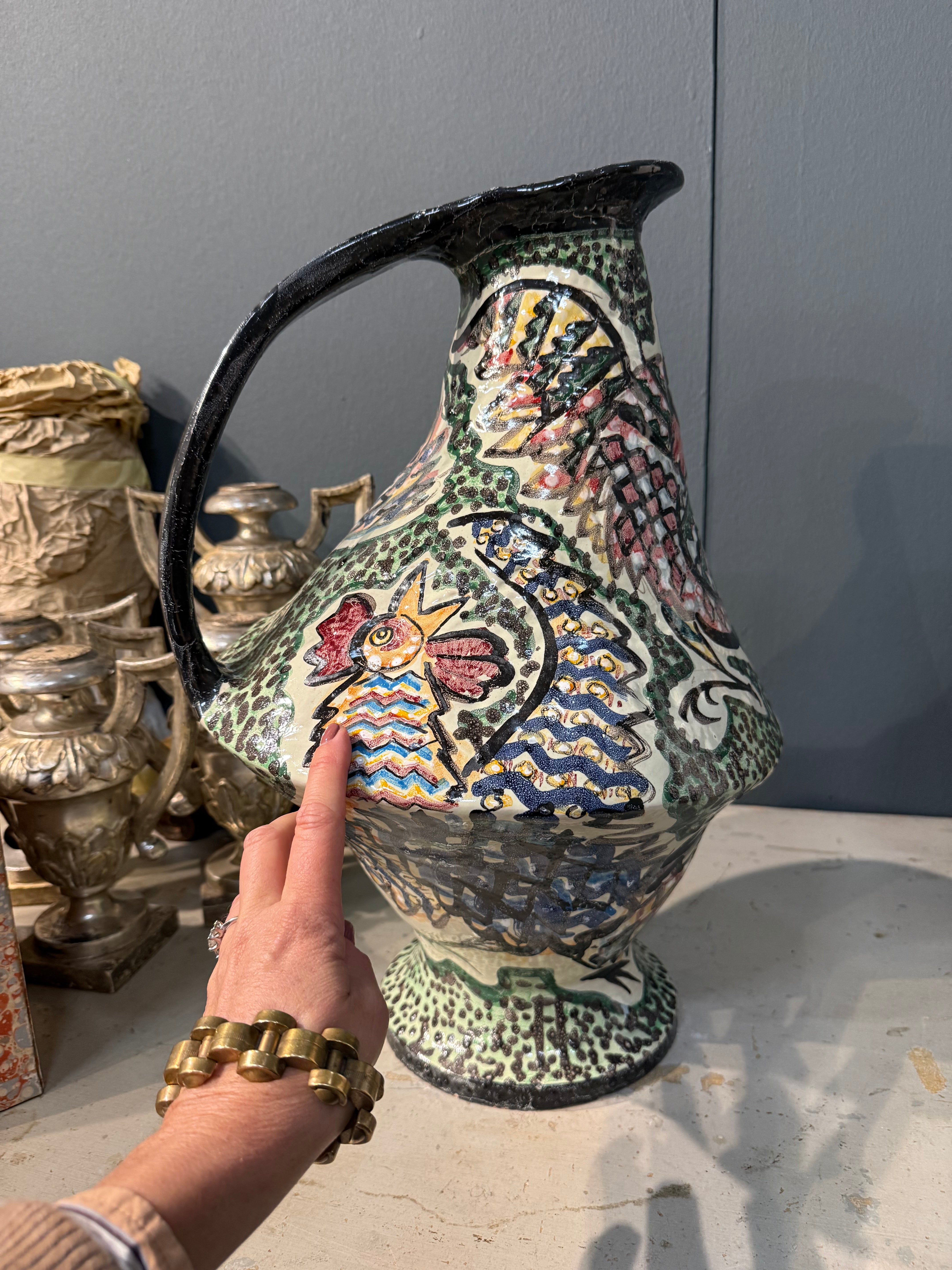 PRE-ORDER: Large Vintage Italian Ceramic Vase